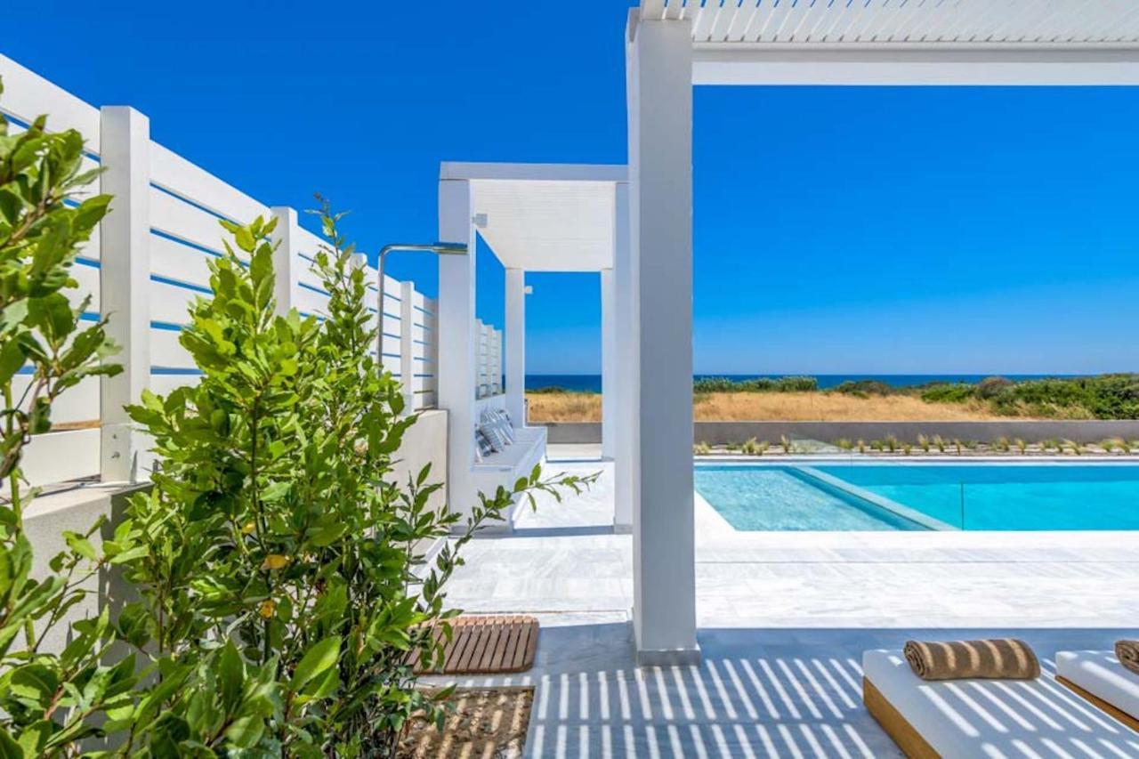 Seashore Beachfront Villa Lakhania Exteriör bild